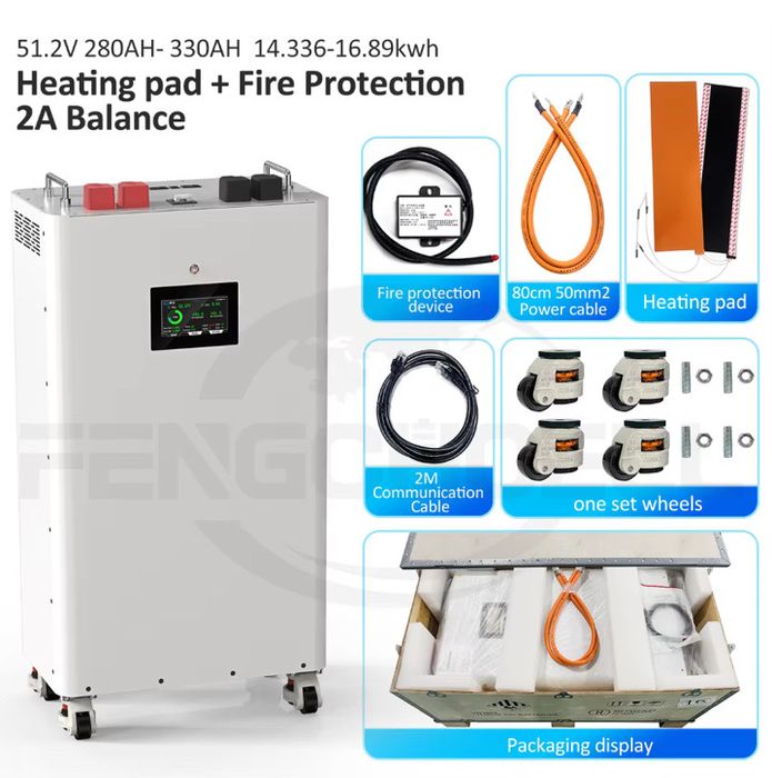 Magazyn energii 16 kwh-BMS Jk 19 V