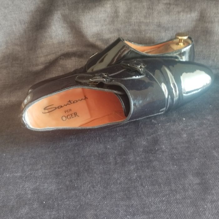 Santoni  мужские туфли монки