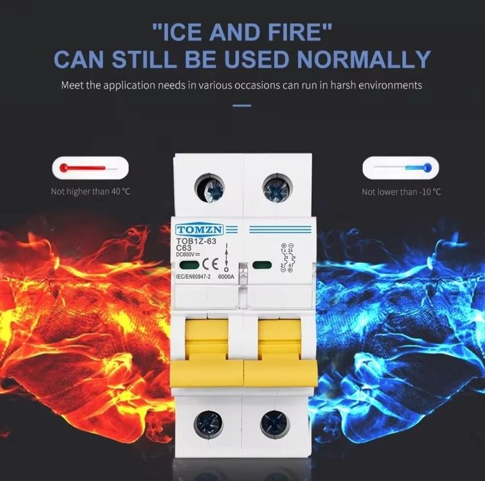 Wyłącznik nadpradowy PV 2P DC 16A 600V
WYŁĄCZNIK NADPR