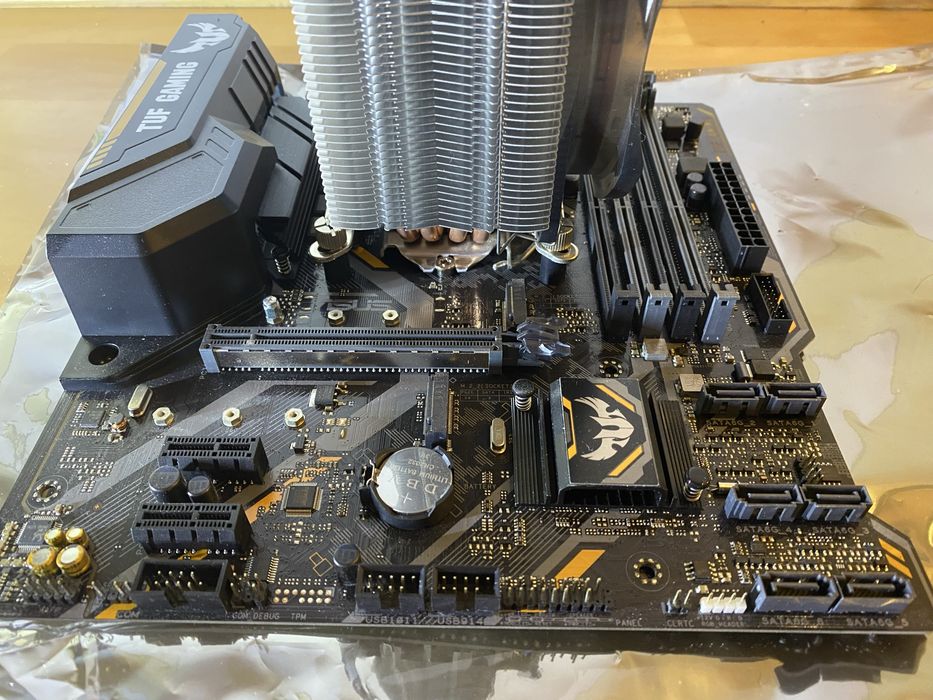 ASUS TUF B360M-PLUS GAMING + кулер | Отличное состояние