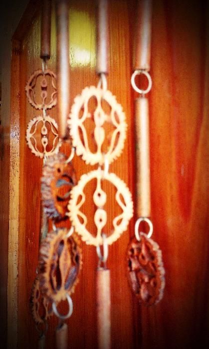 Дверной занавес из бамбука и маньчжурского ореха