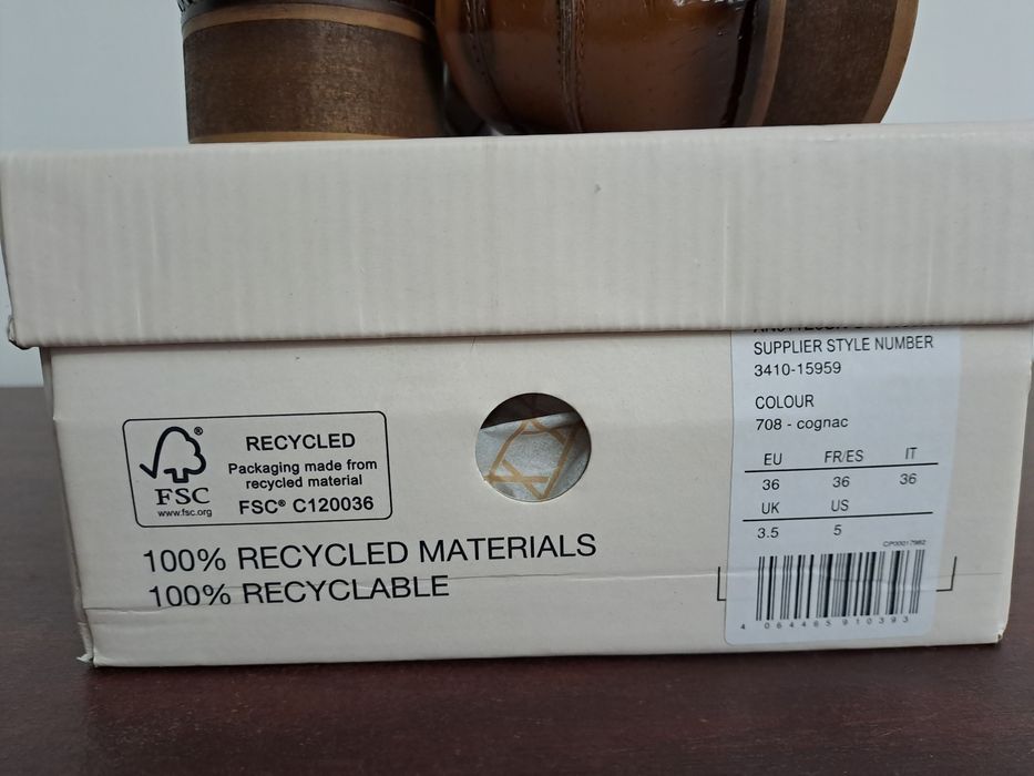 Mokasyny półbuty baleriny 36 skóra naturalna