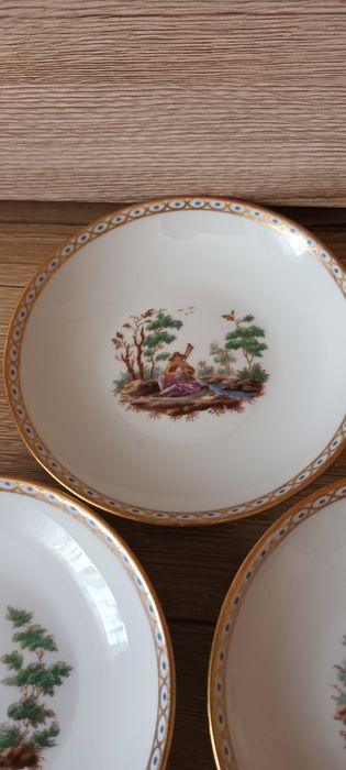 Talerzyki , podstawki z porcelany Richard Ginori