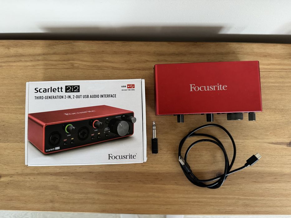 【新品未開封】Focusrite Scarlett 2i2 Focusrite Scarlett 2i2 Studio gen4(コンデンサーマイク