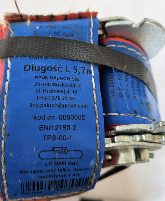 Pas transportowy 5,7 m