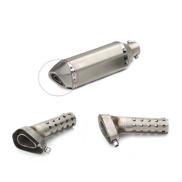 Silenciador DB killer universal escape moto com ângulo