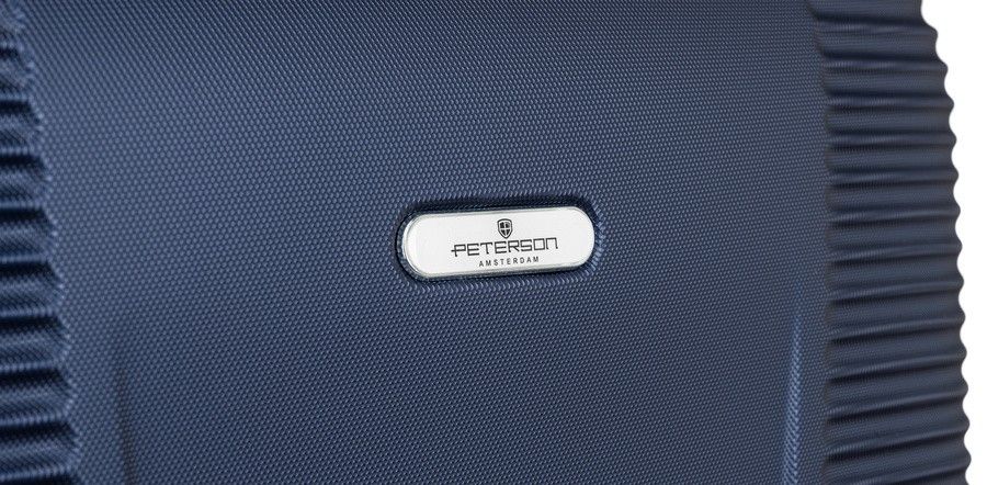 mała walizka kabinowa z tworzywa abs+ - peterson