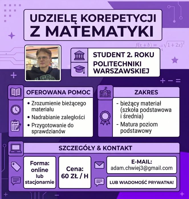 Korepetycje z matematyki