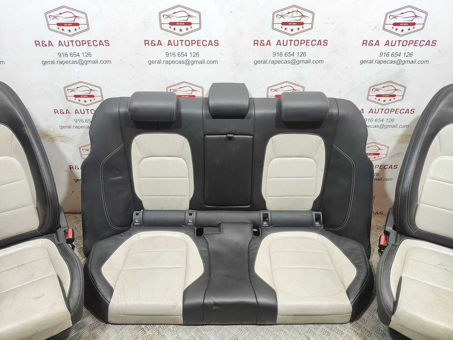 Conjunto Bancos Pele Perfurada R-Sport Elétricos Aquecidos Jaguar XF II X260 2015 a 2020 Original
