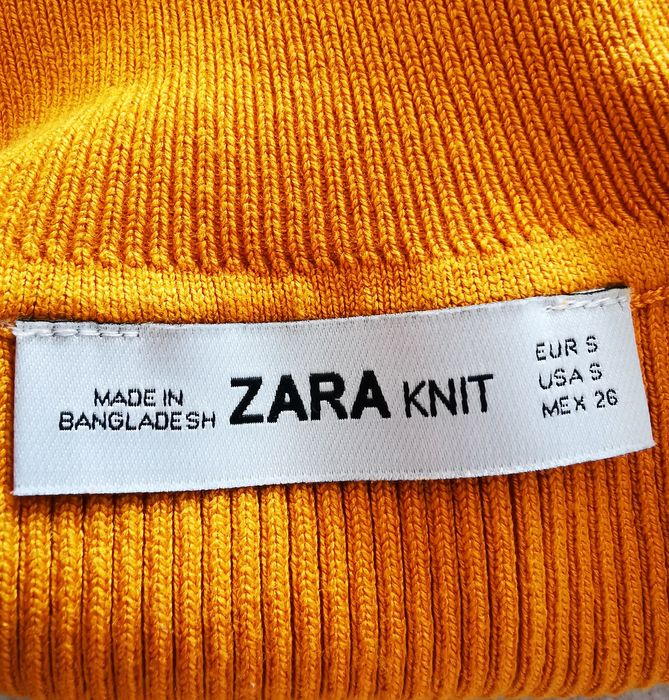 Топ  Zara в рубчик