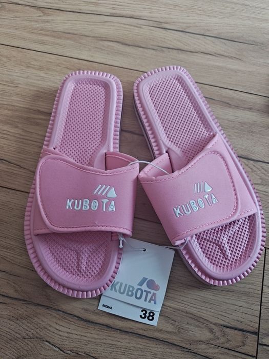 Klapki Kubota 38 różowe