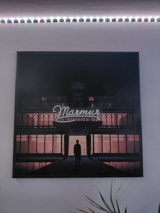 Obraz Płótno Canvas 60x60 Taco Hemingway - Marmur (Hotel Marmur)