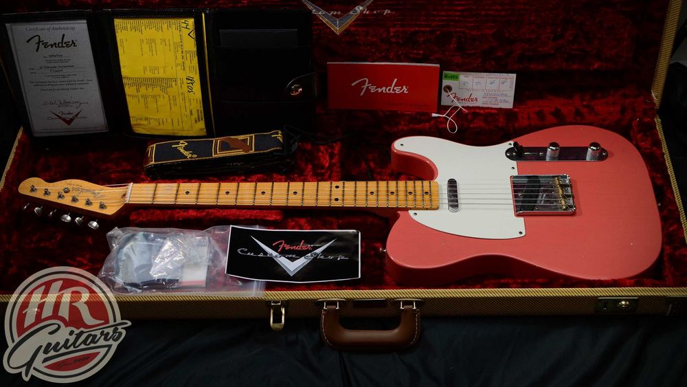 FENDER CUSTOM SHOP 1956 Telecaster Journeyman Fiesta Red, USA