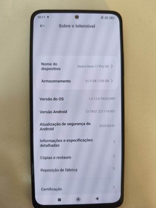 Xiaomi Redmi Note 11 Pro 5G