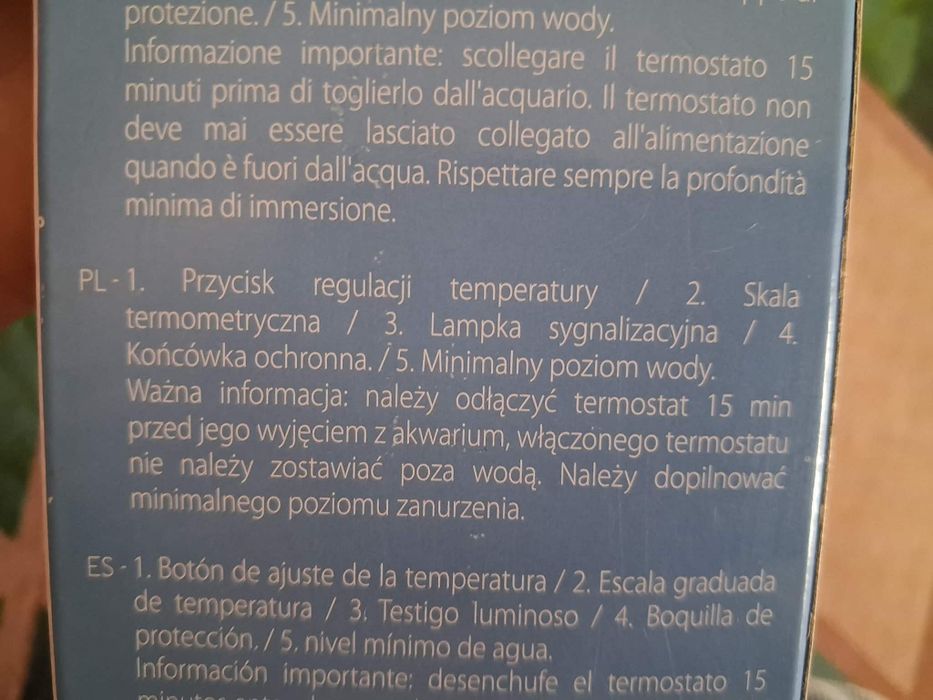 Grzałka do akwarium