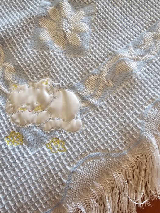 Xaile azul de 1 por 1 metro novo