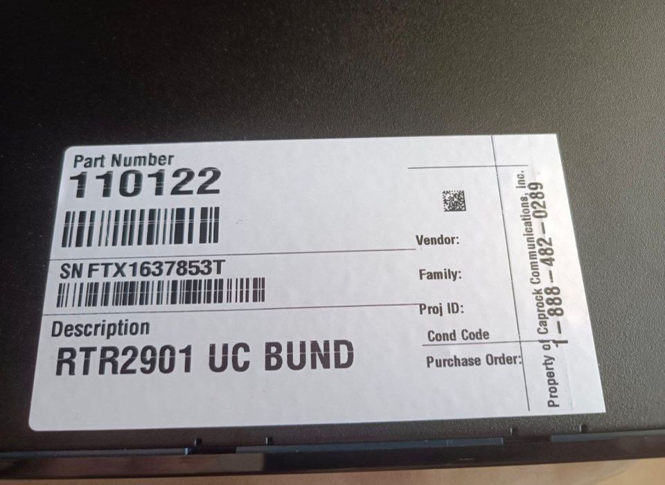 Маршрутизатори Cisco 2900серії