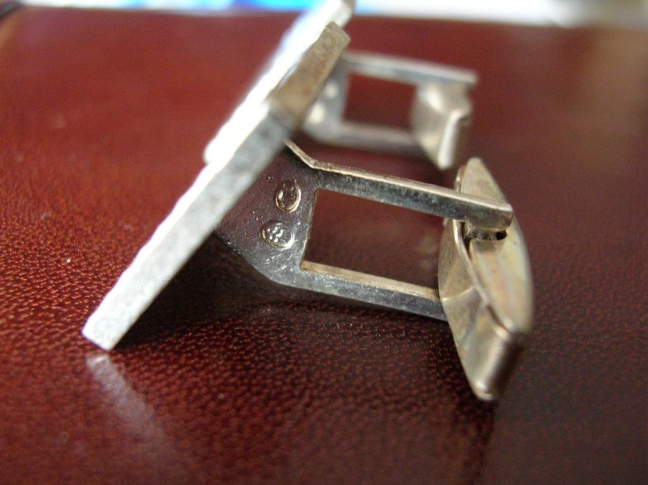 Kolekcja srebrne spinki Warmet 14,9 g srebro 800 PRL ideał