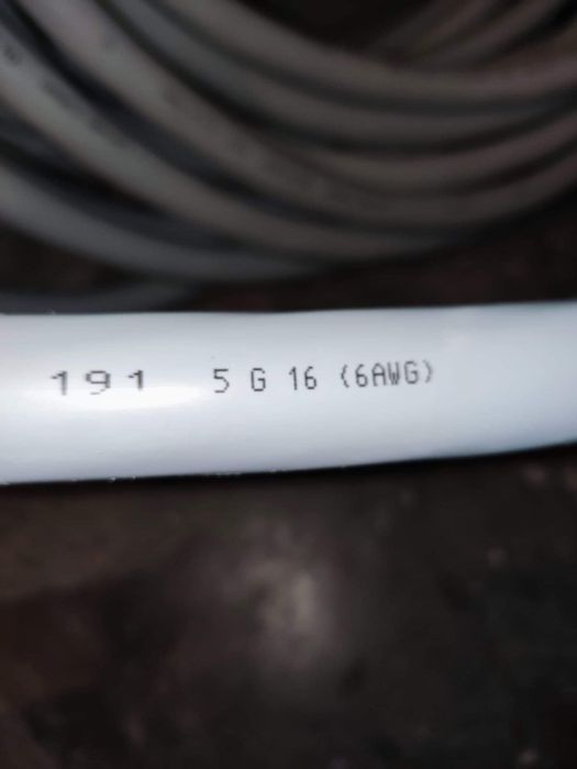 Przewód Kabel Ekranowany Zasilający 5x16 5G16 linka