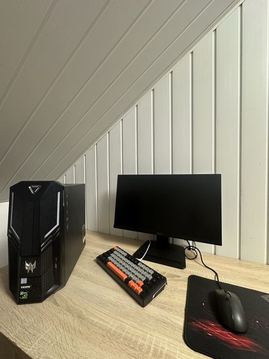 Zestaw gamingowy Acer Predator i5-9400F GTX 1650 + monitor MSI 100Hz