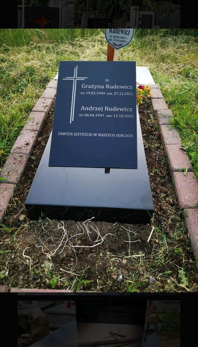 Tani nagrobek urnowy Kompozyt 2199 zł z montażem Cały Kraj.