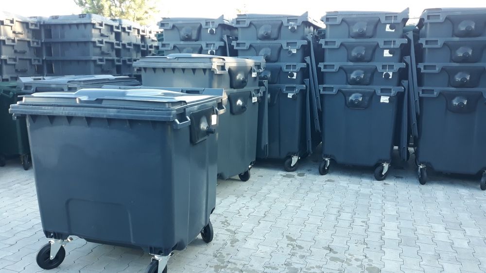 Pojemnik na odpady 1100 L NOWY kosz na śmieci kontener FV23% KOLORY