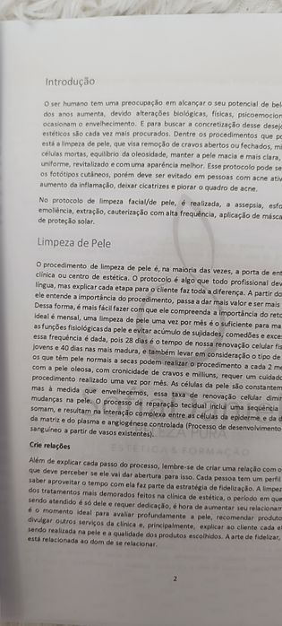 Manual Limpeza de Pele - Protocolos avançados com Aparatologia