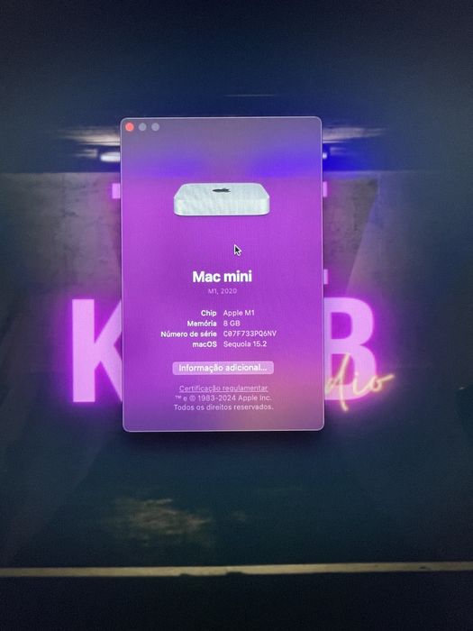 Apple Mac Mini M1 8Gb