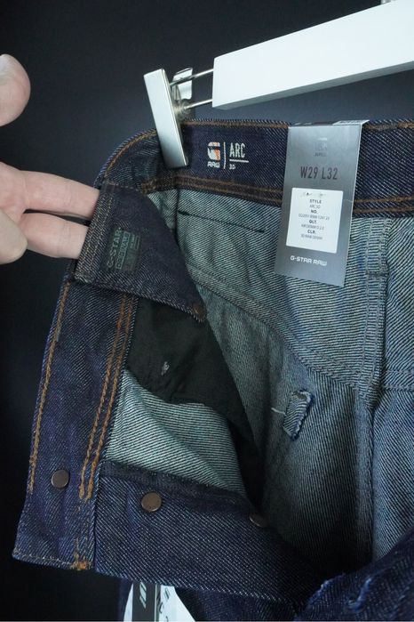 Чоловічі джинси | оригінал | G-STAR RAW ARC 3D Sn99 3D RAW Denim Indigo Wash D22051-B988-1241 23 W29 L32
