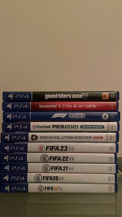 PS4 preta 1 TB usada mas sem qualquer problema, 10 jogos ps4