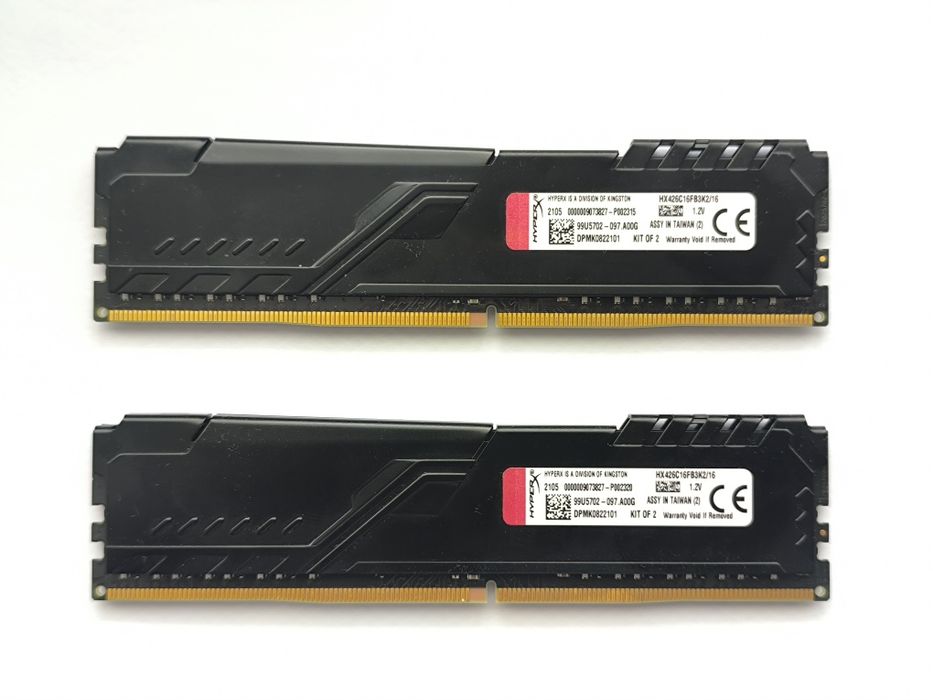 HyperX FURY DDR4 16GB (8GBx 2枚)セット hyperx fury ddr4 - купити комплектуючі для ПК - Ціна на OLX.ua