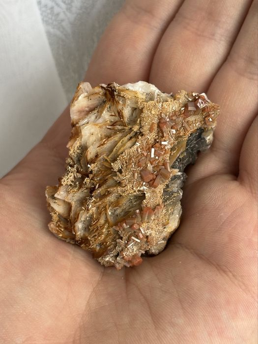 Wanadynit, baryt - Maroko