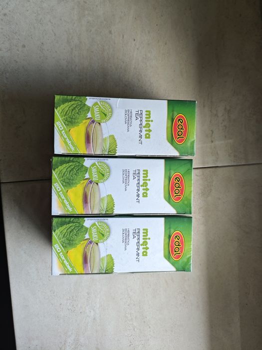 3 x herbatka ekspresowa mięta wyprzedaż likwidacja sklepu