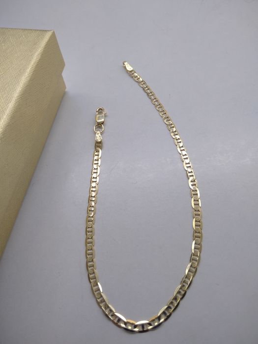 Złota bransoletka wzór Gucci złoto 585  długość 19,5 cm   307