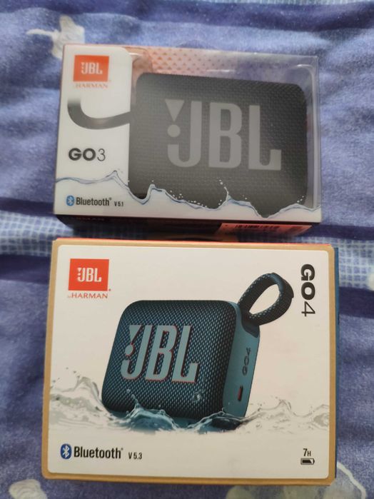 Headphone JBL TUNE 500 e colunas JBL Go3 e go 4