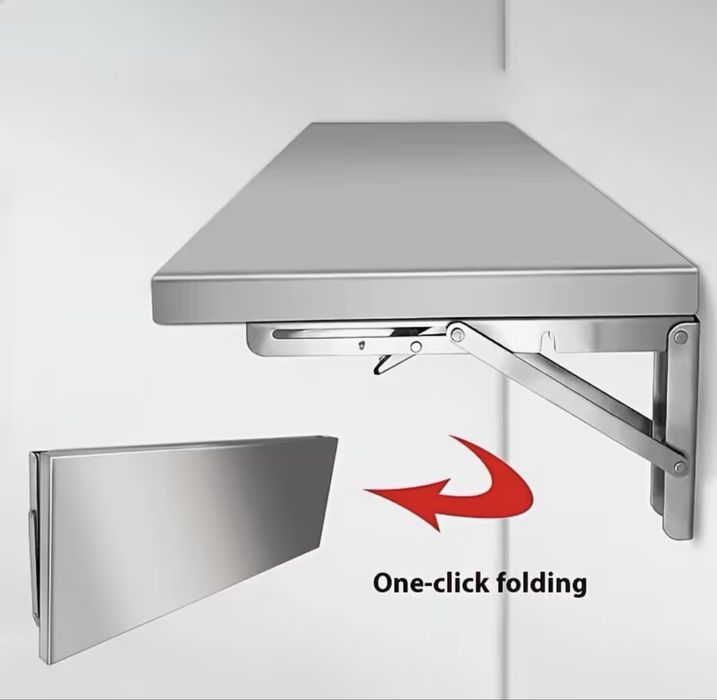 Prateleira Aço Inox retrátil 60 cm x 25 cm (nova)