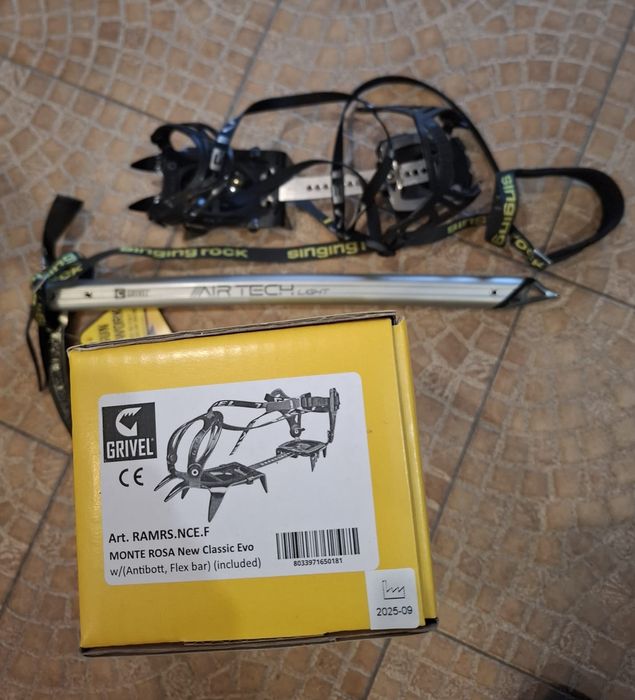 Zestaw Raki Grivel Monte Rosa+ Czekan Grivel Air tech Light 48