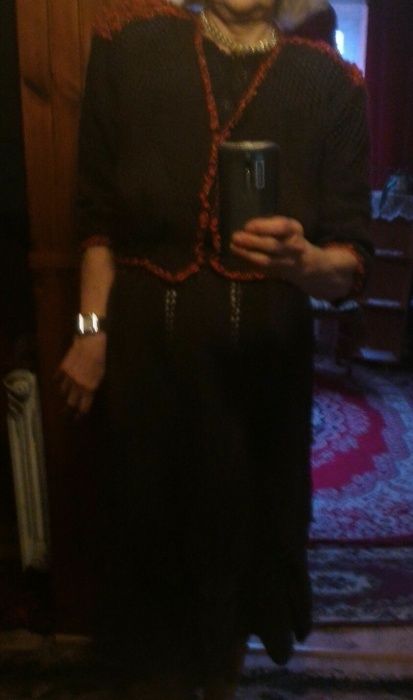 Ręcznie robiona .Wełniana sukienka ...