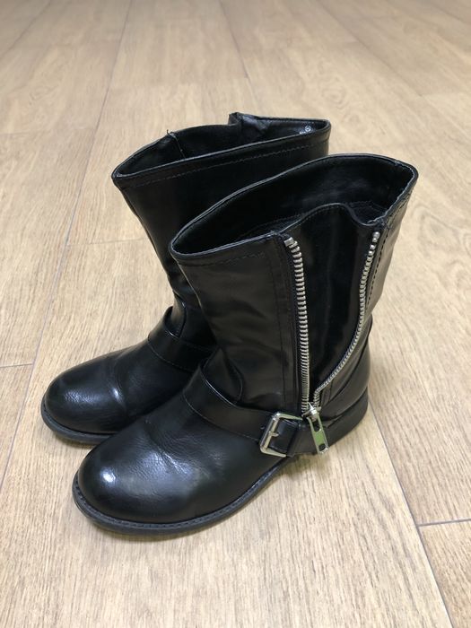 Ботинки Сапожки Черевики чорні