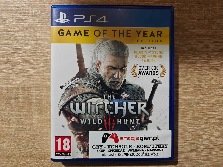 Wiedźmin 3 Dziki Gon the Witcher GOTY PS4 Playstation 4