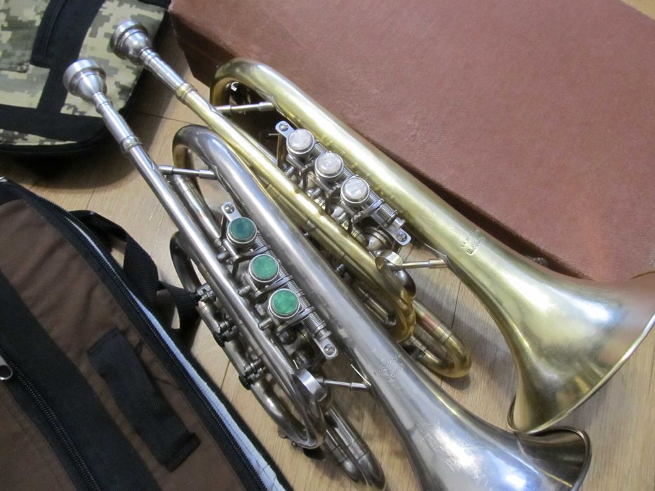 Корнет Вентильная Духовая труба Футляр Мундштук