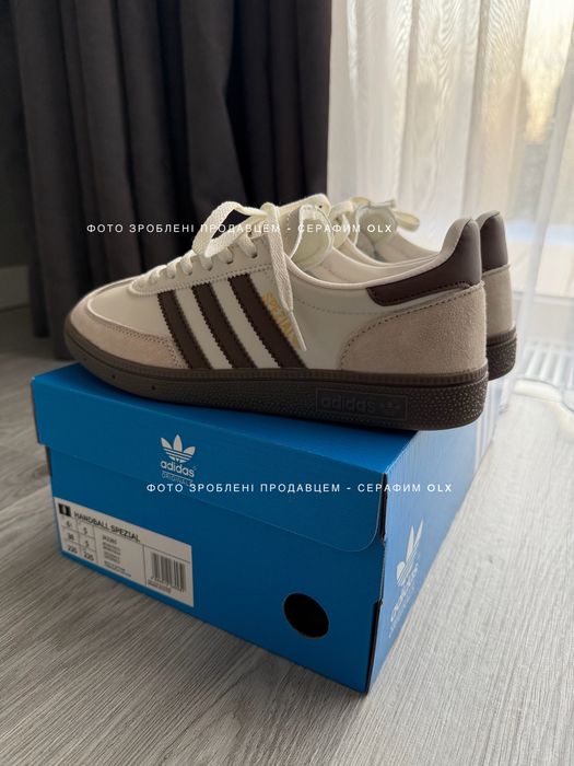 Оригинал Adidas Handball Spezial Brown Cream White Gum