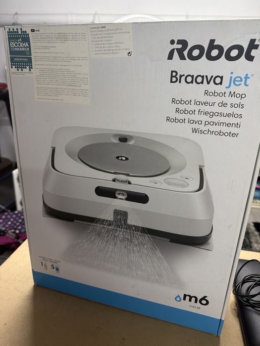 Robô Mopa Inteligente iRobot Braava Jet m6 – Como Novo