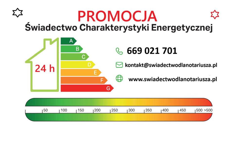 ŚWIADECTWO Energetyczne CERTYFIKAT Energetyczny ŚCHE Cała Polska PROMOCJA