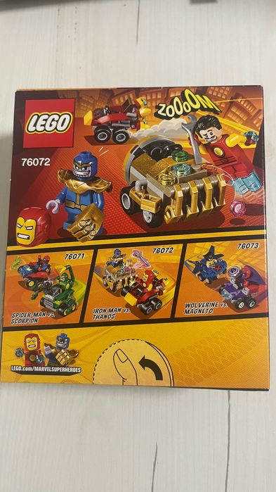 LEGO Marvel Mighty Micros 76072 – Iron Man vs. Thanos | Caixa Fechada