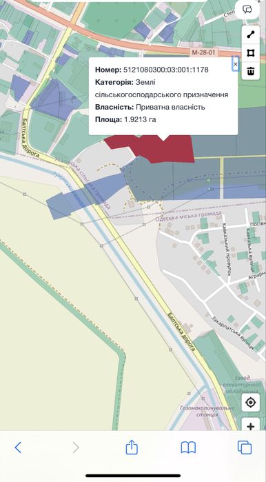 Продам земельний участок ОСГ село Латовка