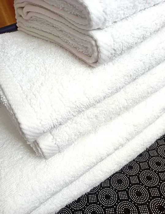 Zestaw 6x ręczników hotelowych białe ręcznik chłonny ręczniki prezent