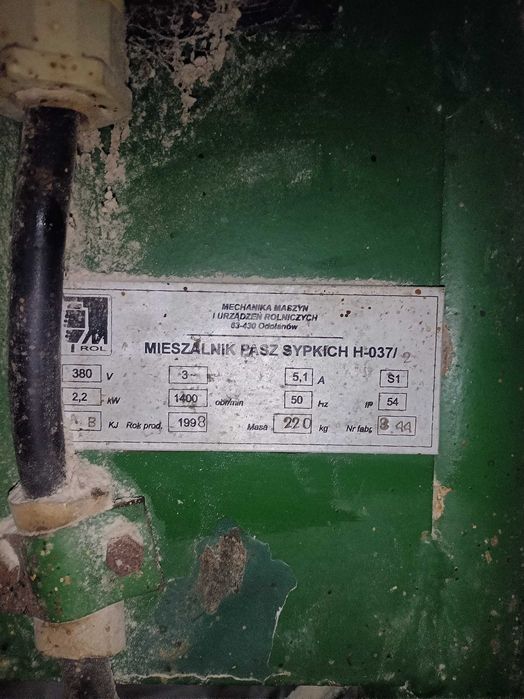 Mieszalnik pasz sypkich