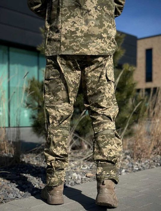 Тактическая форма полевая пиксель рип стоп армейский уставной костюм