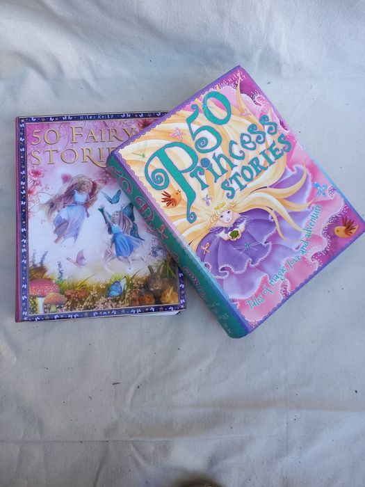 “50 fairy stories” and “50 princess stories” Miles Kelly